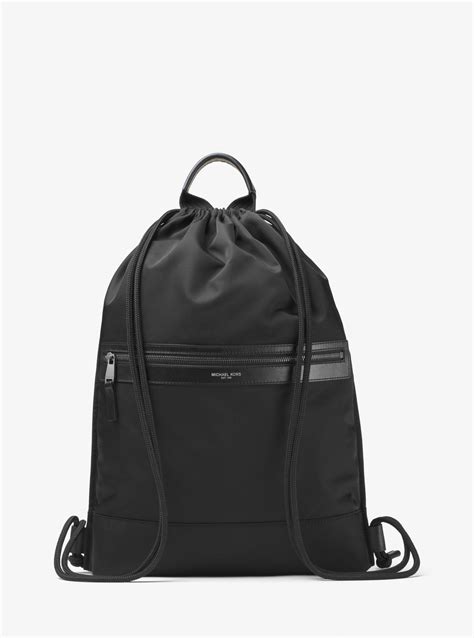 michael kors kent nylon drawstring backpack|Michael Kors Kent Lightweight Nylon Backpack .